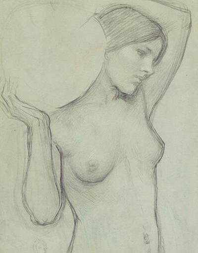 Study for Danaides John William Waterhouse